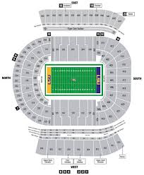 69 Paradigmatic Tiger Stadium Seating Chart With Rows