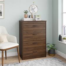 Chests of drawers children's dressers and chests drawer units basket drawer units a chest of drawers that suits you, your clothes and your space means no more cold mornings searching for your socks. Mainstays Classic 4 Drawer Dresser Black Oak Finish Walmart Com Walmart Com