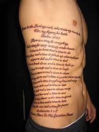 Bible Verse Rib Tattoos Men Novocom Top