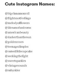 Funny Cool Instagram Username Ideas 2021 Whitedust