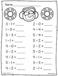 Winter Beginning Addition And Subtraction Worksheets Kindergarten 1st Grade Kindergarten Subtraction Worksheets Addition And Subtraction Worksheets Subtraction Worksheets