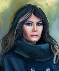 Melania Trump's new portrait: Power, mystery & poise Watch video: