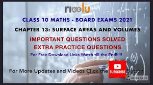 Ch 13 Surface Areas And Volumes Class 10 Important Questions Solutions Board Exam Sample Question Paper This Or That Questions