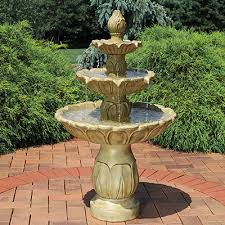 An added bonus of a solar powered water feature is removing the need for a power supply allowing you to place your water feature anywhere in your outdoor solar fountains are a great addition to a courtyard or small garden, to either be hidden away within the foliage or as a focal point in the middle. Smart Solar Fountains Outdoor Decor The Home Depot