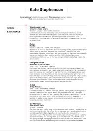 Cv / resume for a student, for a person without experience. Starbucks Barista Resume Sample Kickresume