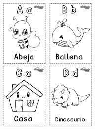 Abecedario Kawaii Para Imprimir Y Colorear Dibujando Con Vani Fichas del abecedario para aprender coloreando.