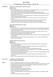 The retail manager is also responsible for hiring and training staff, assigning shifts, and creating a monthly. Store Operations Manager Resume Samples Velvet Jobs