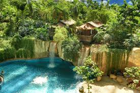 Tropical Waterfall Photos Tropical Rainforest Waterfall Indoor Beach Tropical Islands Resort Island Resort