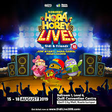 Let your kids sing & dance along with adorable didi, nana, jojo, uncle atan, tatak, bingo and all their friends. Konsert Hora Horey Live Quill City Mall Kuala Lumpur Facebook
