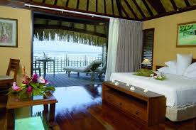Hilton Moorea Lagoon Resort Spa Interior Of Overwater Bungalow Hilton Moorea Tahiti Moorea