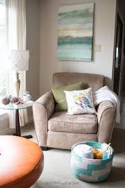 A neutral living room gets a bit of contrast from black window frames. Cozy Living Room Decor Ideas Plus Self Care Tips For Busy Moms Sustain My Craft Habit