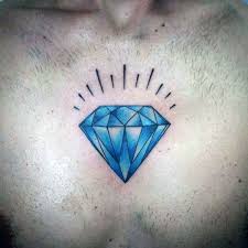 50 Traditional Diamond Tattoo Designs For Men Jewel Ink Ideas Mavi Elmas Dovme Fikirleri Dovme