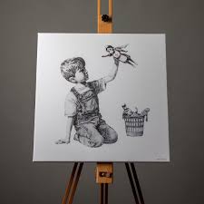 Banksy poster direct from the walled off hotel with original receipt. Game Changer Store Home Facebook