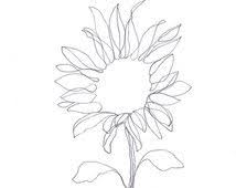 Black And White Line Art Sunflower Drawing Minimalist Abstract Botanical Pencil Drawing Archival Art Print Graphite Sunflower Sunflower Drawing Flower Drawing Sunflower Sketches