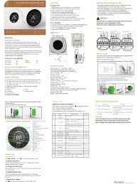 To unlock the screen, see advanced settings section. Bac Pdf Thermostat Electrical Engineering