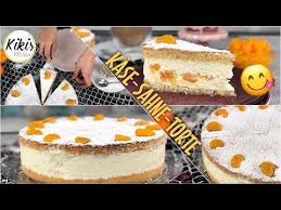 Klassiker Den Jeder Liebt Die Kasesahnetorte Ganz Ohne Gelatine Cremig Und Zart Mit Mandarinen Youtube Kuchen Und Torten Kase Sahne Torte Backrezepte