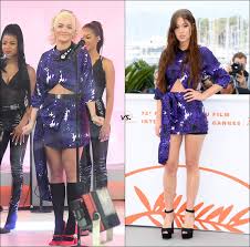 For the critics' choice awards, the star brazenly sported a sheer louis. Rita Ora Vs Adele Exarchopoulos The Teeny Tiny A Tout Faire