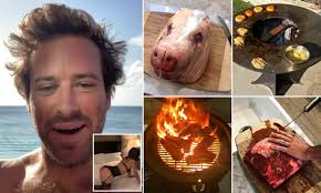 28 to publicly comment on the latest development in the scandal. Cannibal Armie Hammer Posted About Love Of Sexy Meat Daily Mail Online