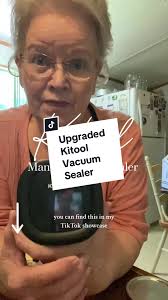 Upgraded version Kitool handheld vacuum sealer for jars and bags. #foryou  #fyp #vacuum #seal #manual #food #preserve