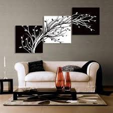 Black And White Abstract Canvas Art Abstract The Black And White Flowers Decorative Painting Plum Is The Wind Canvas Modern Art Of Three Piec Huge Wall Art Decorative Painting Abstract Canvas Art