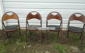 Vintage Wooden Art Deco Funeral Church Folding Chairs Solid Kumfort Ft Wayne B Folding Chair Wooden Chair Chair