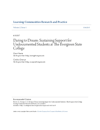 PDF) Daring to Dream: Sustaining Support for Undocumented Students