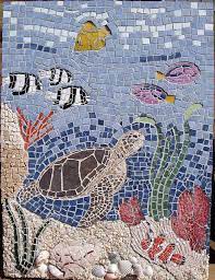 C Life Mosaic Art Mosaic Artwork Mosaic Animals