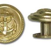 Kriegsmarine Button - 17mm Shoulder Board (Screwback)
