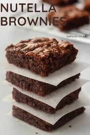 Nutella Brownies Baker Jo S Easy Chewy Nutella Brownie Recipe Recipe Nutella Recipes Easy Nutella Brownies Brownie Recipes