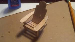 How To Make A Popsicle Stick Mini Adirondack Chair Fairy Furniture Craft Stick Crafts My Fairy Garden