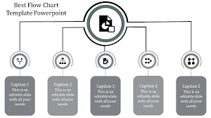 Flow Chart Template Powerpoint 5 Grey
