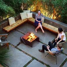 In summer and it's time to move out on the patio. Top 50 Best Patio Firepit Ideas Glowing Outdoor Space Designs Backyard Fire Pit Patio Backyard Fire
