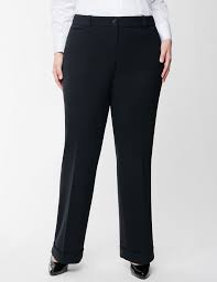 Nwt Lane Bryant Lena Black Curvy Tighter Tummy Classic Trouser Pants 26p X 29 Tight Tummy Classic Pants Trendy Trouser