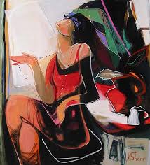 30x40 original oil painting on canvas by artist irene sheri. Kuman Art Irene Sheri