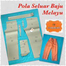 Nota ini dicatat untuk kegunaan. Pola Seluar Baju Melayu Shopee Malaysia