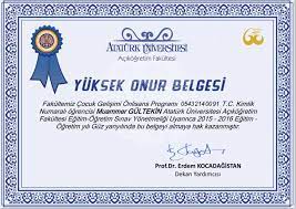 Sınav sonuçları açıklandığında sınavdan geçersiz not alarak bütünleme sınavına kalacak olan adaylar obs sistemi üzerinden geçersiz not. Ata Aof Onur Belgesi Obs De Aof Cocuk Gelisimi Facebook