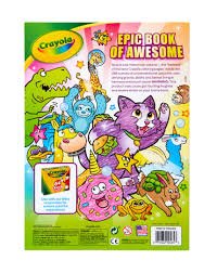 Crayola Epic Book Of Awesome All In One Coloring Book Set 288 Pages Kids Indoor Activities Gift Unicorn Rainbow Shop Select from 35563 printable coloring pages of cartoons, animals, nature, bible and many more. crayola epic book of awesome all in