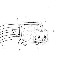 Follow along to learn how to draw and color this cute nyan cat step by step super easy with her pop tart body and rainbow trail. Z9h Wng1xhi3jm