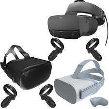 Oculus Vr Headset 2019 Collection 3d Model Oculus Go Quest Rift Vr Headset Virtual Reality Oculus Vr Vr Headset Virtual Reality Goggles