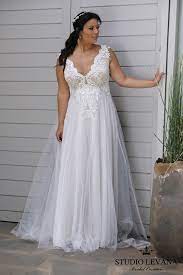 Romantic Flattering Plus Size Wedding Gown With Unique Lace Bodice Tracie Studio Levana Wedding Dresses Australia Couture Wedding Gowns Wedding Dresses