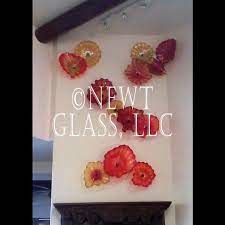 Decorative Glass Wall Art Plates