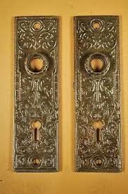 You can do the same flower pattern with flat. Door Plates Backplates Plates Art Nouveau Vatican