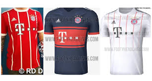This jersey keeps fc bayern fans in the comfort zone while their club finds brand new ways to dominate the opposition. Bayern Munich Jersey 2017 2018 Home Away And Third Kits Footballplayerpro Com
