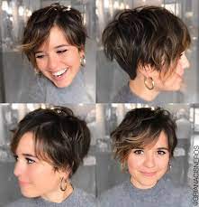 50 Super Cute Looks With Short Hairstyles For Round Faces In 2020 Short Hair With Bangs Short Hair Styles For Round Faces Short Hair Styles