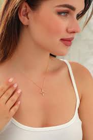 Sagittarius Zodiac Sign Gold CZ Necklace, Unique Solid Gold Celestial  Necklace, Christmas Gift for Her, Horoscope Jewelry