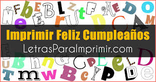 Letras Para Imprimir De Feliz Cumpleanos 4 Plantillas Molde de letras grandes do alfabeto para imprimir. letras para imprimir