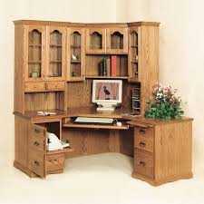 Traditional Corner Desk Hutch Amish Traditional Corner Desk Hutch Country Lane Furniture
