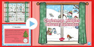 What did one christmas tree say to the other christmas tree? Christmas Advent Calendar Powerpoint For Kids Teacher Made