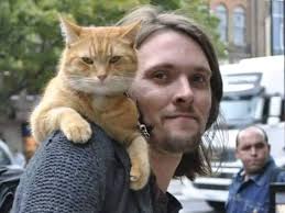 James Bowen, a homeless heroin addict, overcame his addiction thanks to a  stray cat he named Bob. In 2007, James found Bob injured and began caring  for him, which gave his life