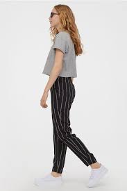 Black And White Striped Jeans Womens Pdp Stripe Pants Outfit Pinstripe Pants Outfit White Pants Outfit